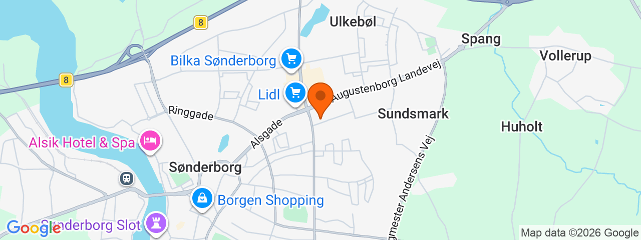 Map preview for Sønderborg