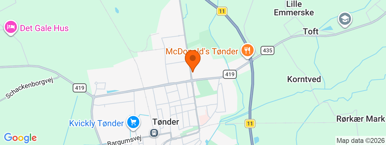 Map preview for Tønder
