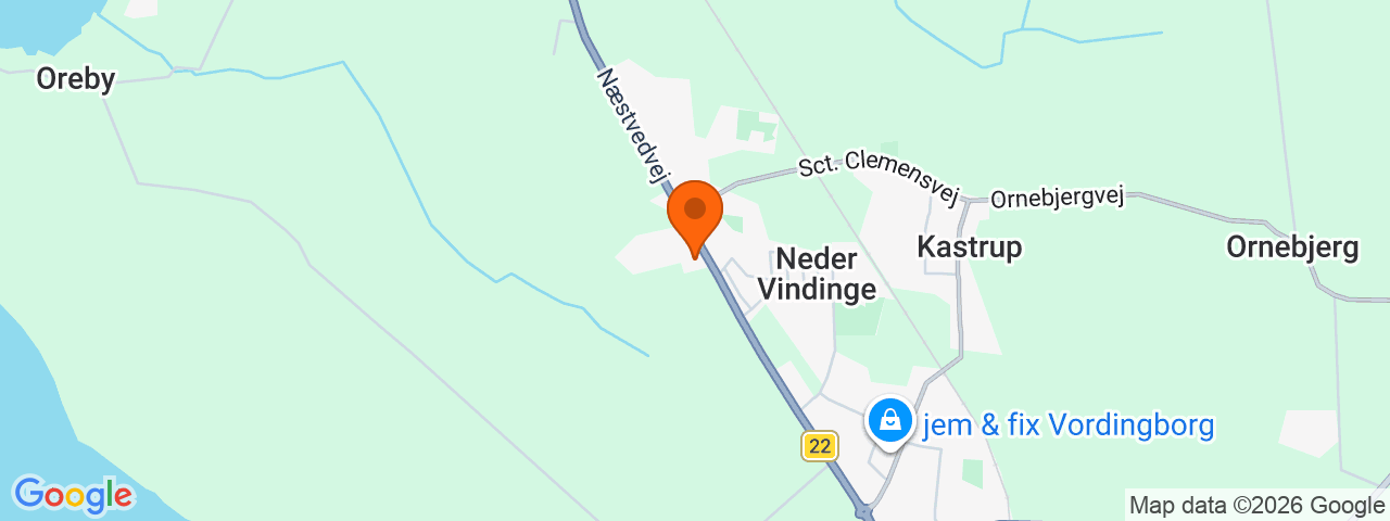 Map preview for Vordingborg