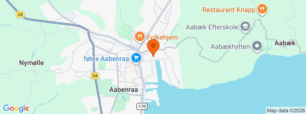 Map preview for Aabenraa
