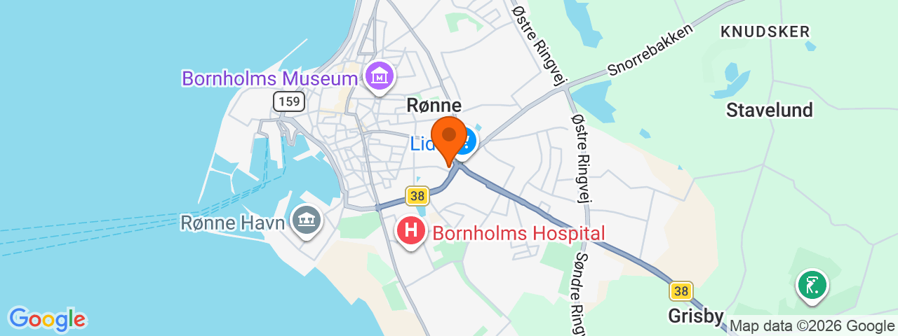 Map preview for Rønne
