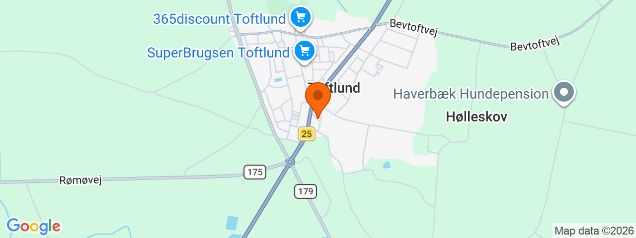 Map preview for Toftlund
