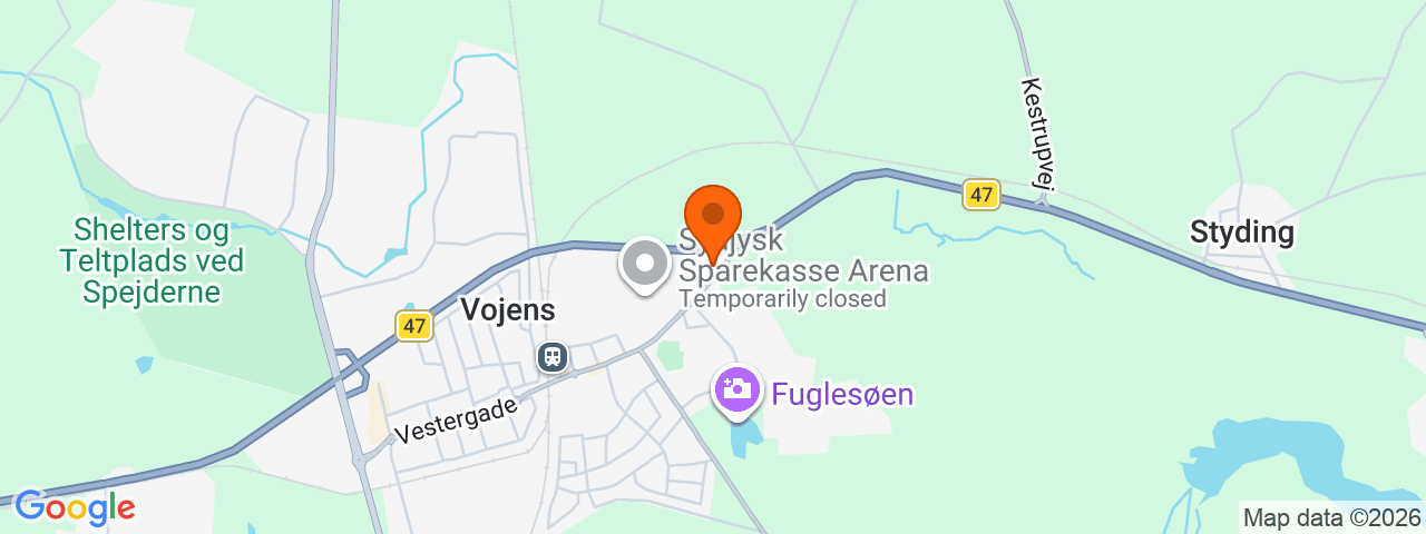 Map preview for Vojens