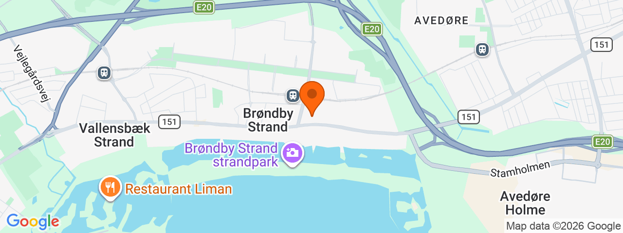 Map preview for Brøndby Strand