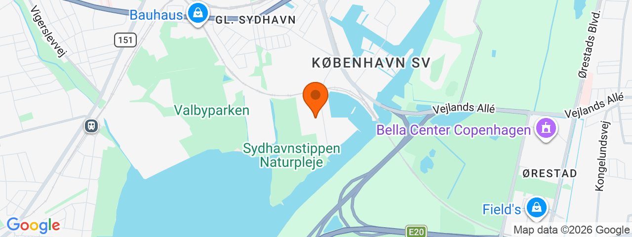 Map preview for Sydhavn