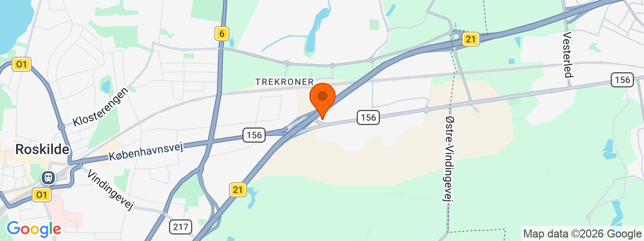 Map preview for Roskilde