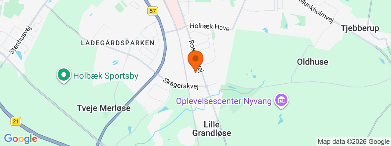 Map preview for Holbæk