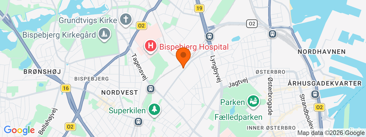 Map preview for Østerbro