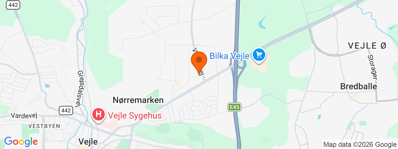 Map preview for Vejle