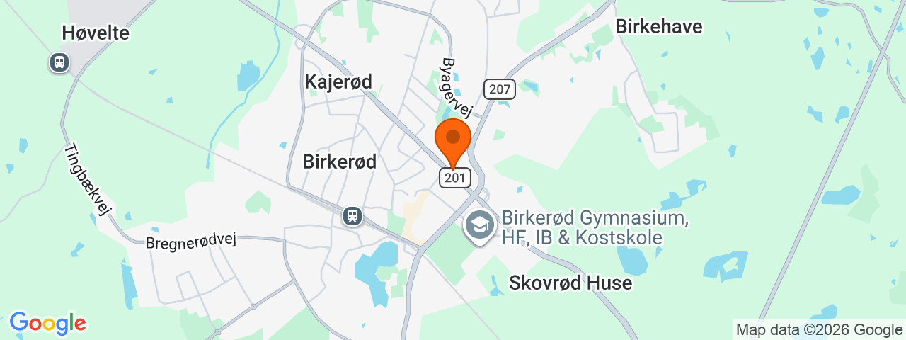 Map preview for Birkerød