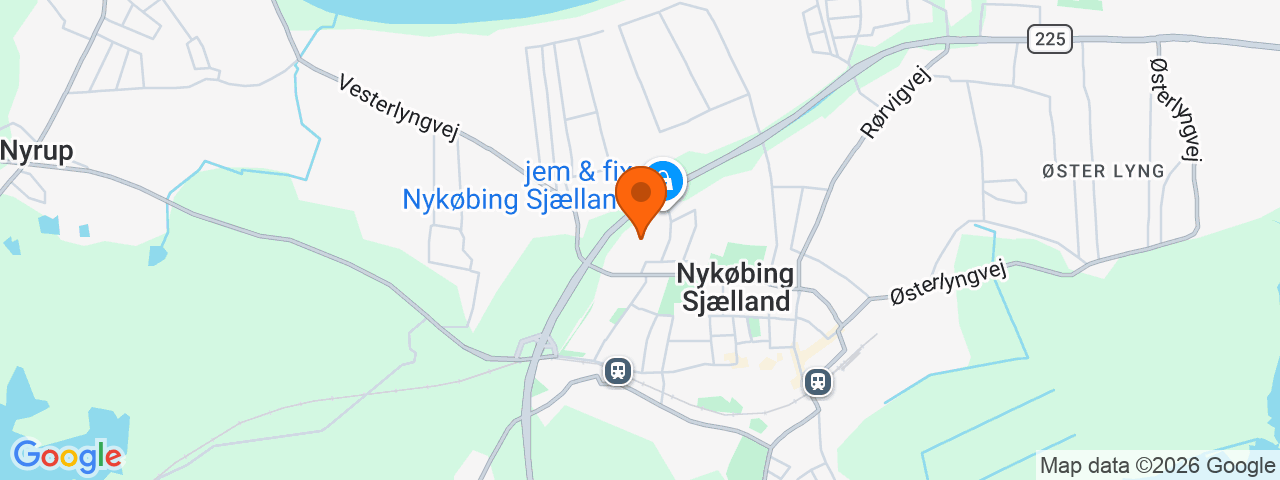 Map preview for Nykøbing Sjælland