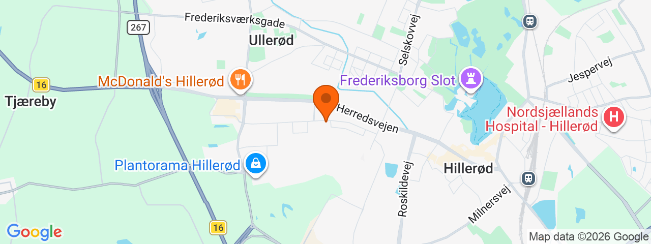 Map preview for Hillerød