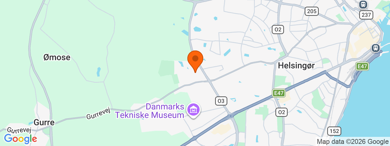 Map preview for Helsingør