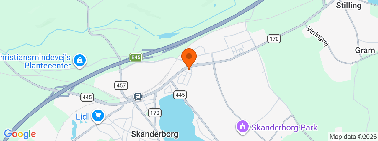 Map preview for Skanderborg
