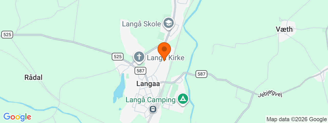Map preview for Langå