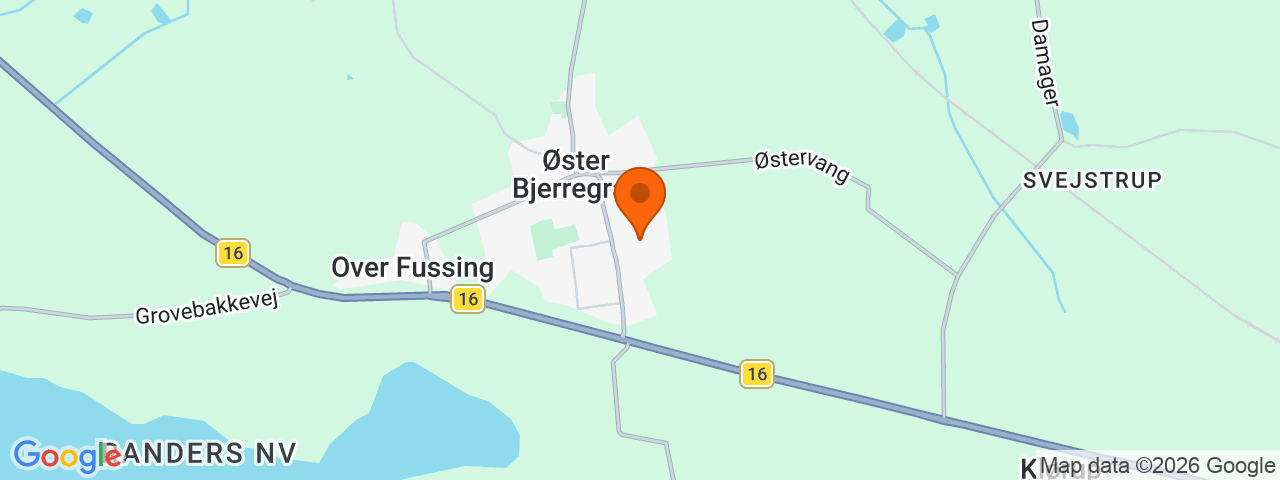Map preview for Randers NV - Øster Bjerregrav