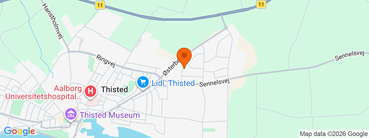 Map preview for Thisted