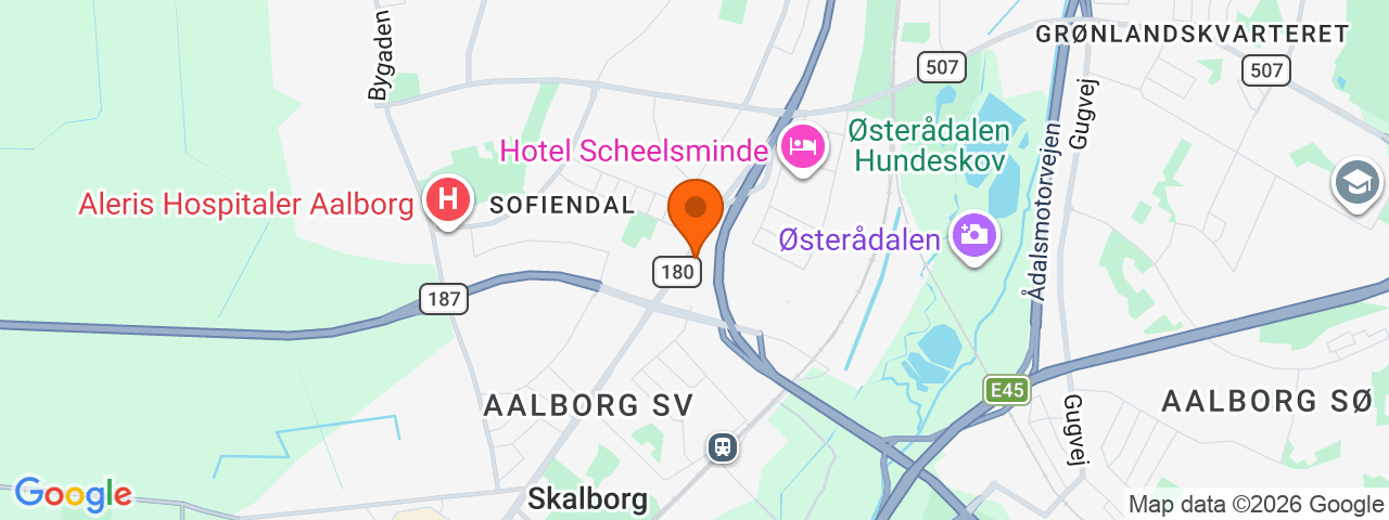 Map preview for Aalborg SV