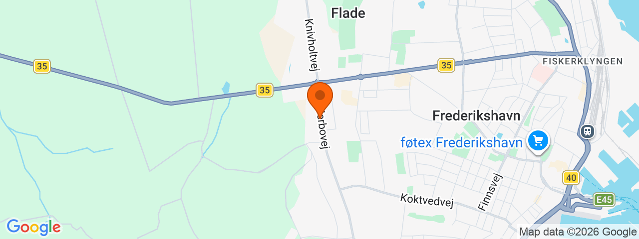 Map preview for Frederikshavn